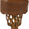 Tan Leather Shield Pockets